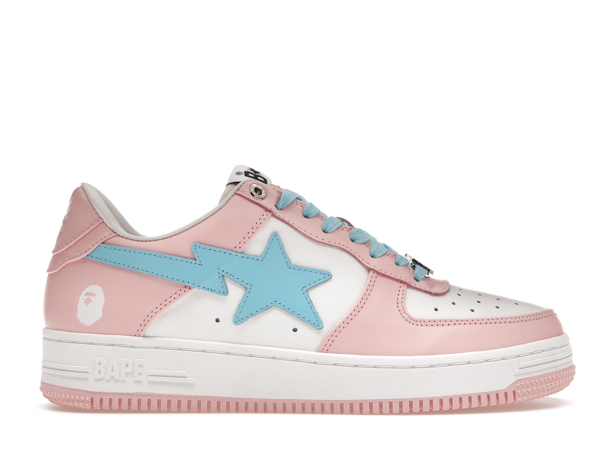 A Bathing Ape Bape Sta Pastel Pink - vstockx