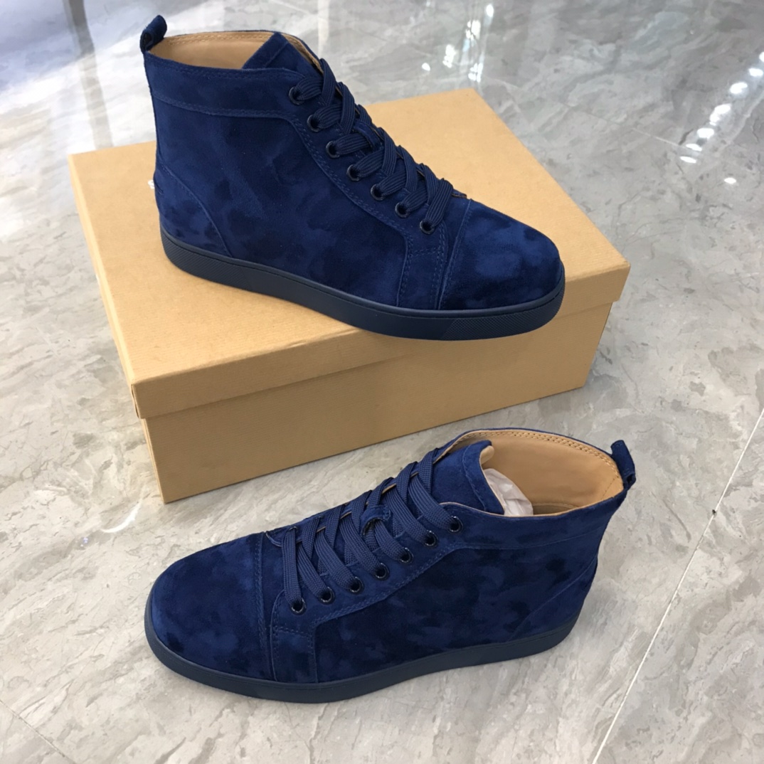 Christian Louboutin Louis Junior Spikes Orlato Flat Sneakers 47 - vstockx