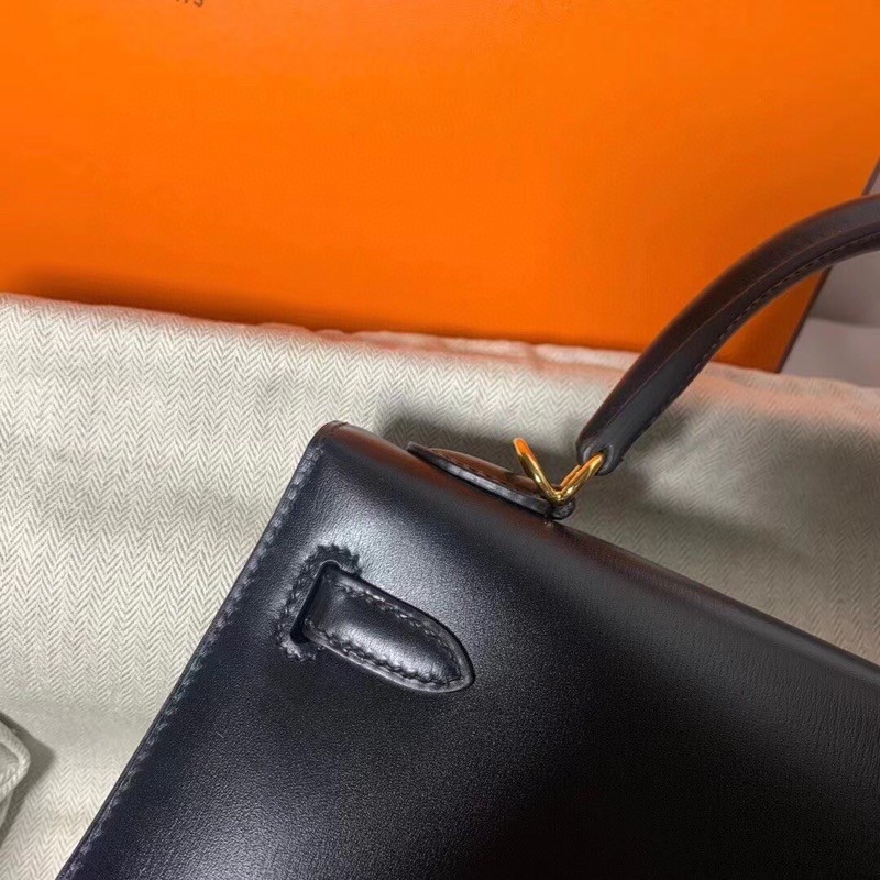Handbags Hermes Kelly Box size:25 cm - vstockx