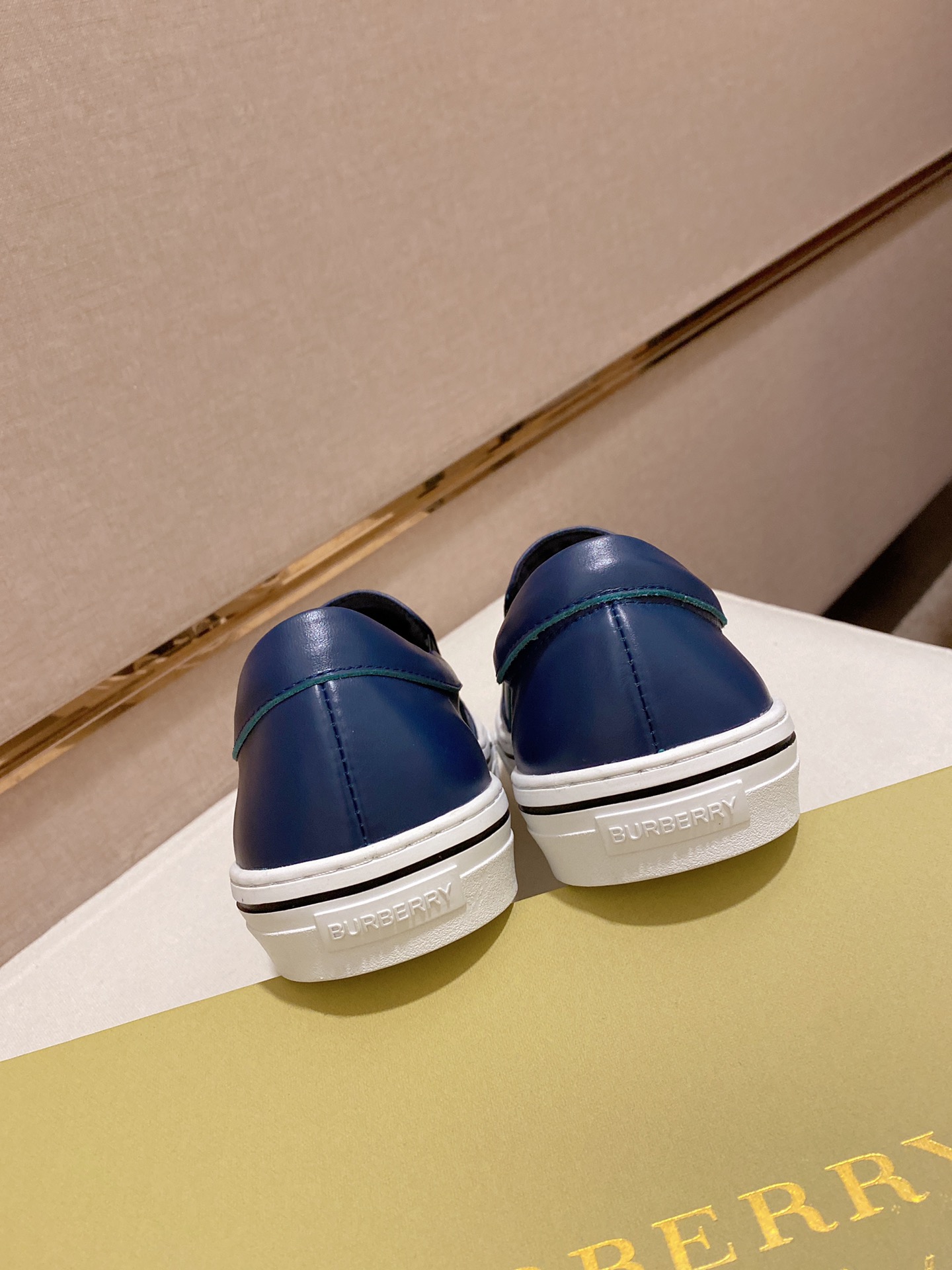 Burberry Perforated Check Sneaker 24 - vstockx