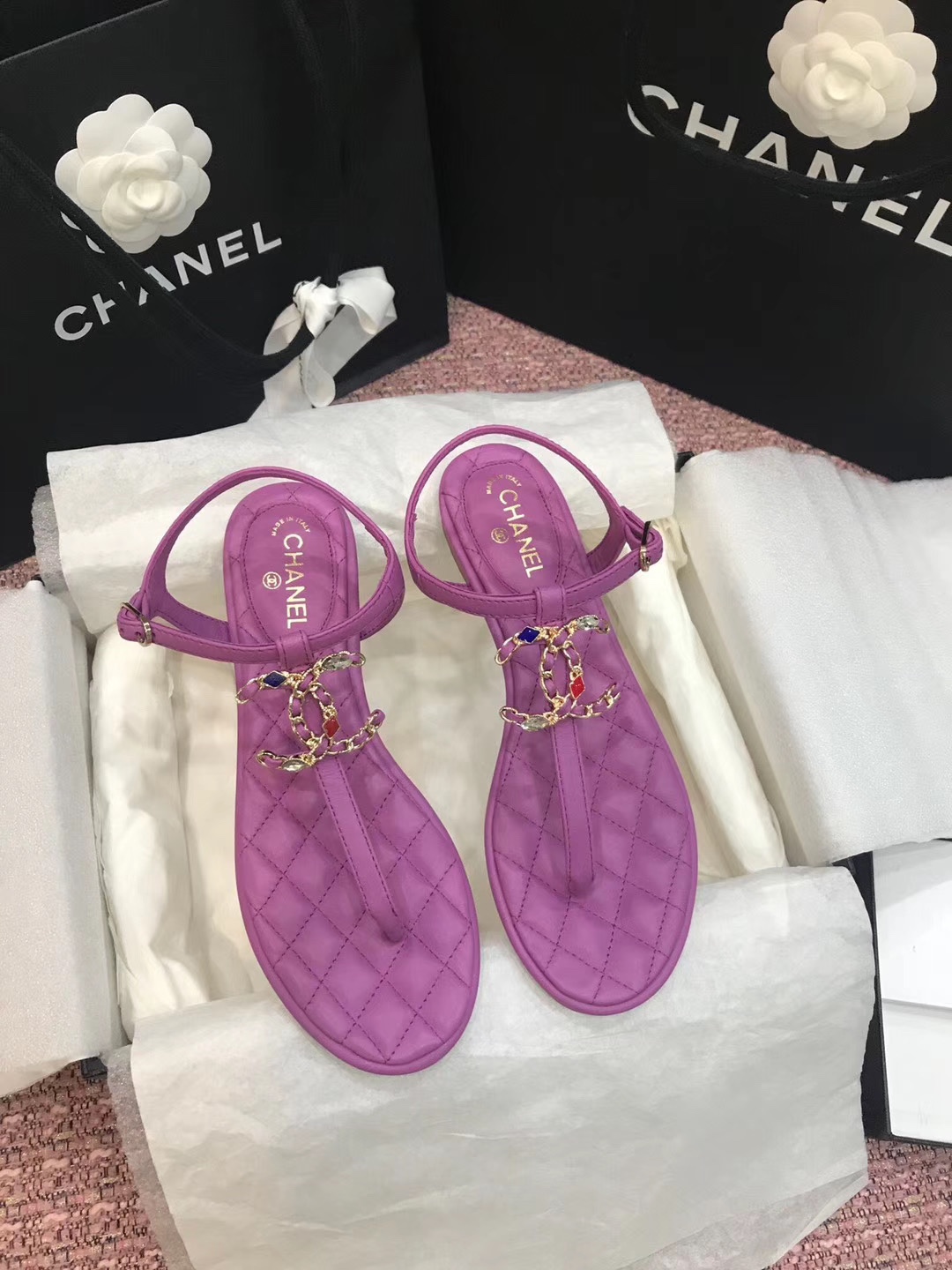 Chanel Slides 48 - vstockx