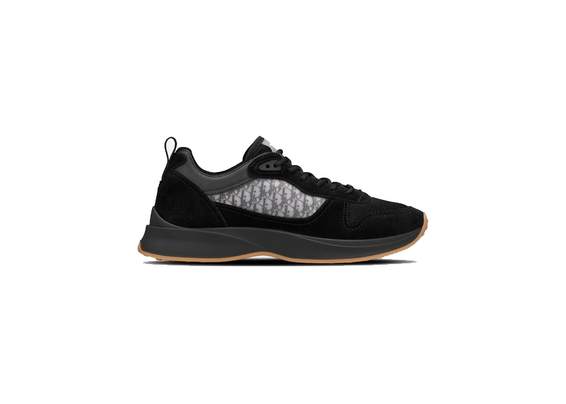 Dior B25 Runner Black Oblique Suede - vstockx