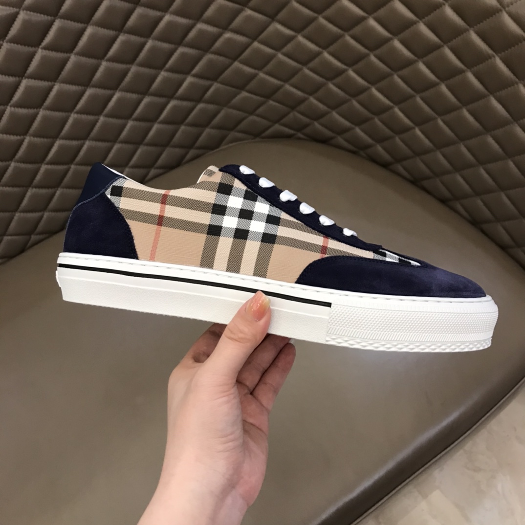 Burberry Perforated Check Sneaker 53 - vstockx