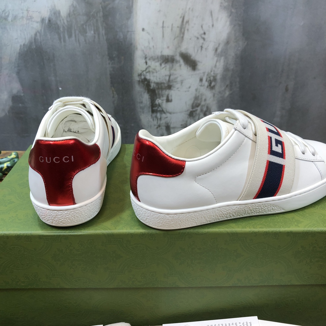 Gucci Ace Stripe Ivory - vstockx