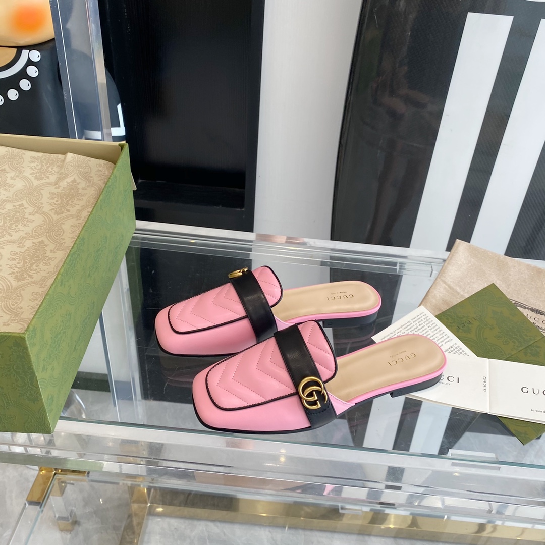 Gucci Leather slipper Women 9 - vstockx