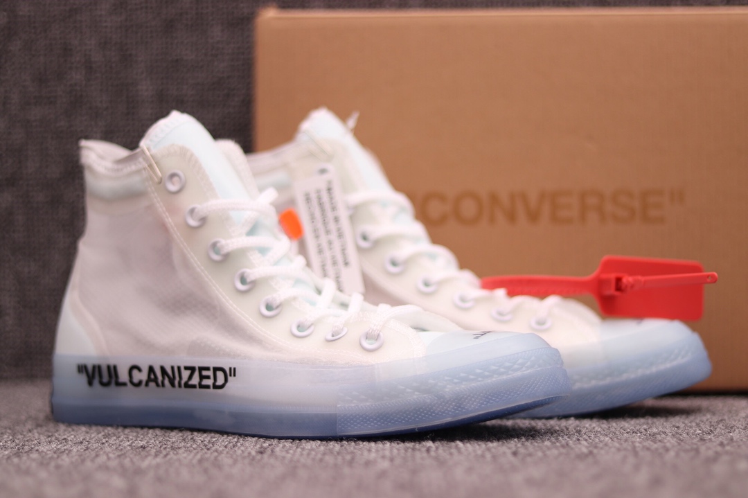 Converse Chuck Taylor All-Star Vulcanized Hi Off-White - vstockx