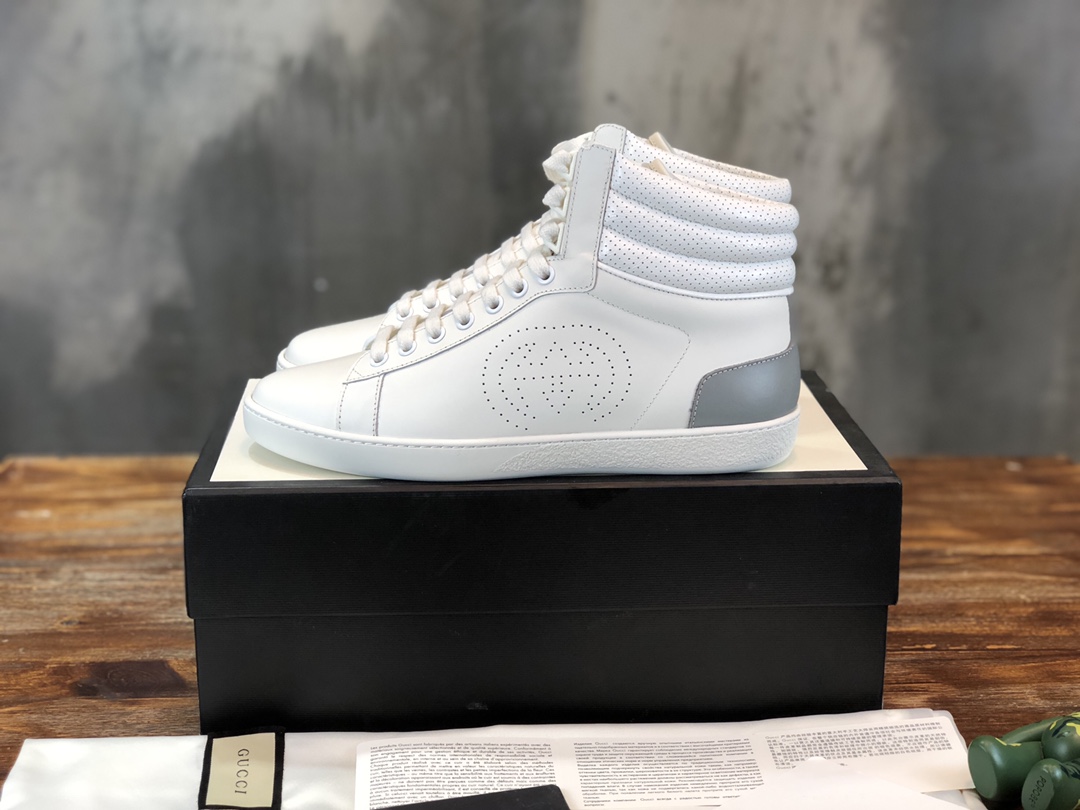 Gucci Ace High-Top GG White - vstockx