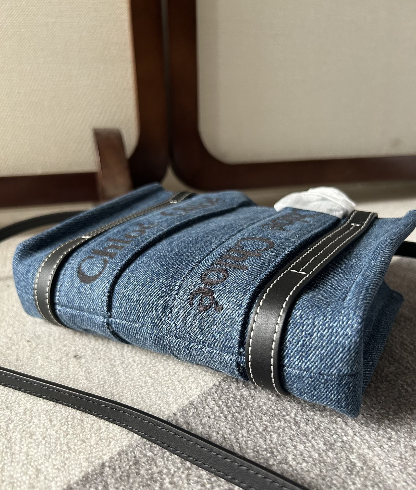 Handbags Chloe Woody Tote Bag mini 6074 size:20*14*6 cm - vstockx