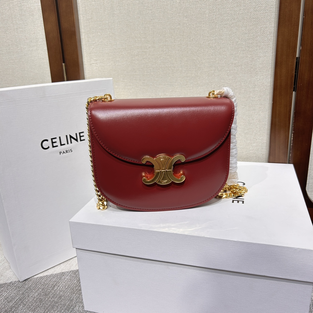 Handbags CELIN TEEN BESACE TRIOMPHE 110973 size:19 X 15 X 6 cm - vstockx