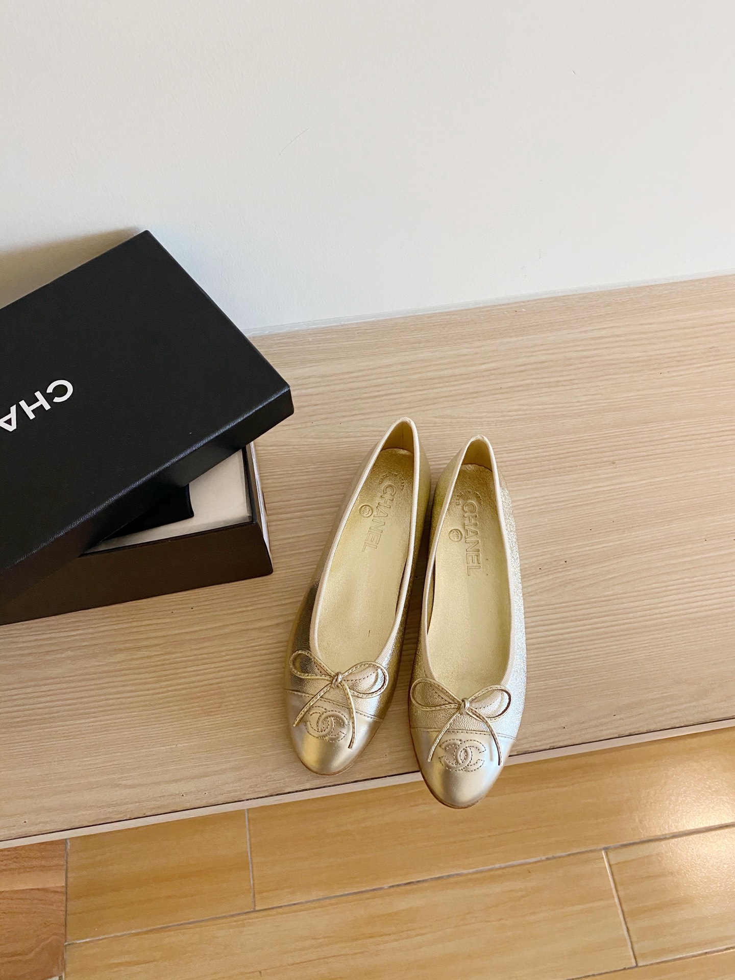 Chanel Ballerinas Fabric & Grosgrain 12 - vstockx