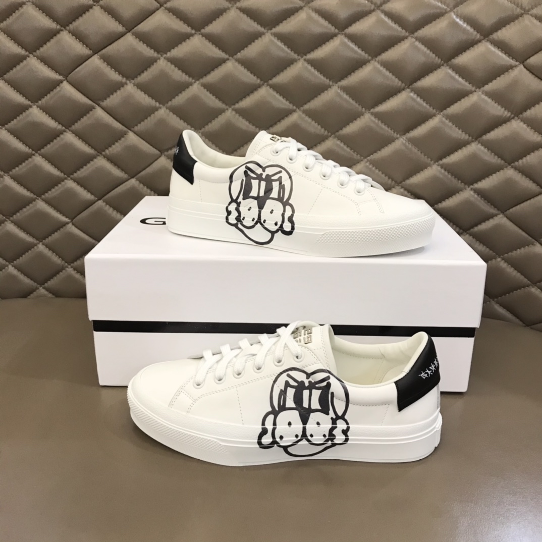 Givenchy Urban Street Logo-print Leather Sneakers 46 - vstockx