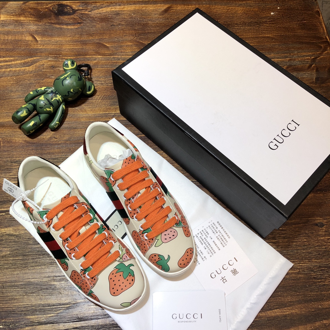 Gucci Ace Strawberry (W) - vstockx