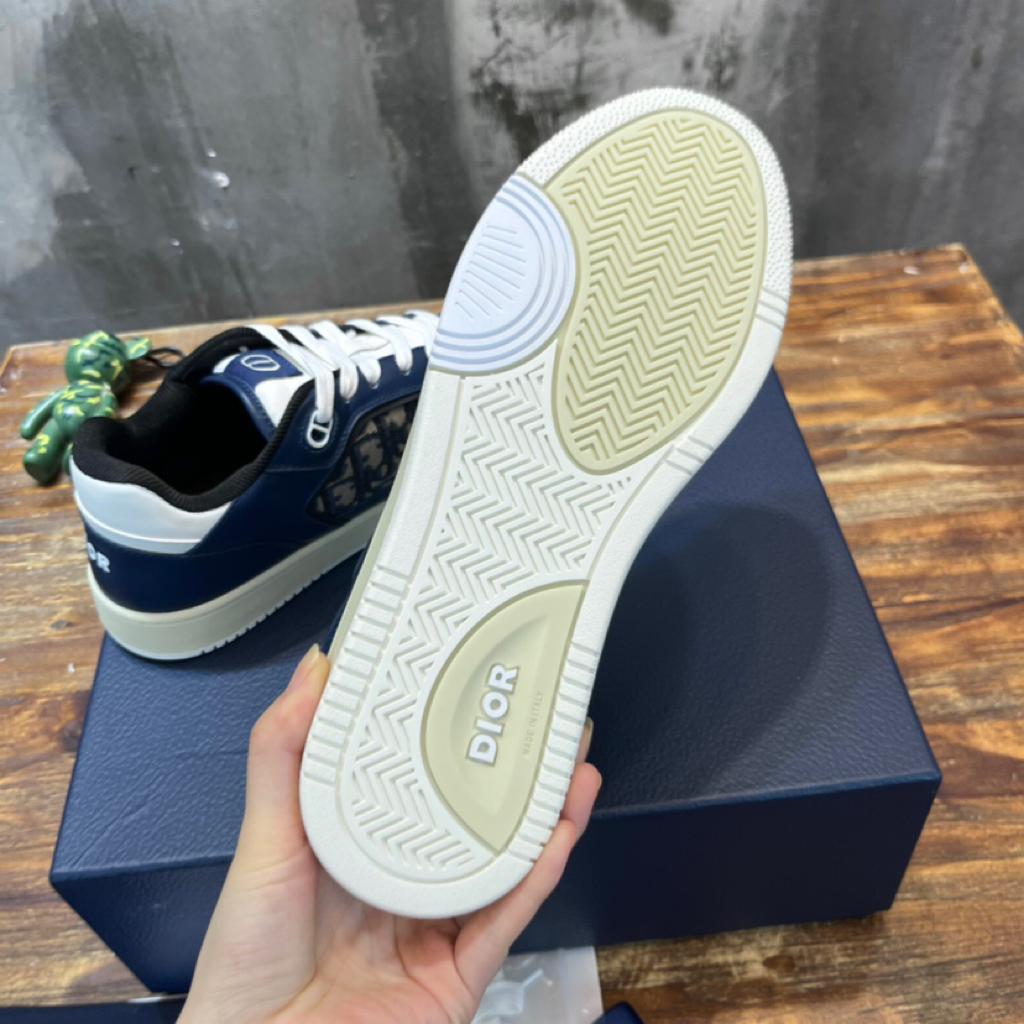 Dior B27 Low Blue Cream Dior Gray Beige Black Dior Oblique Jacquard - vstockx