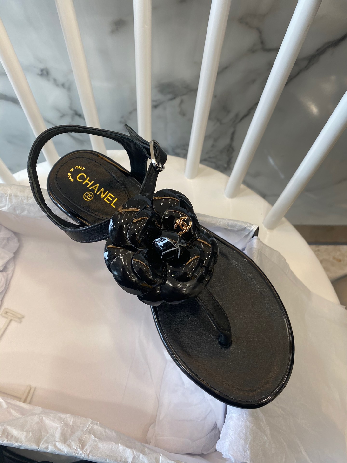 Chanel Slides 34 - vstockx