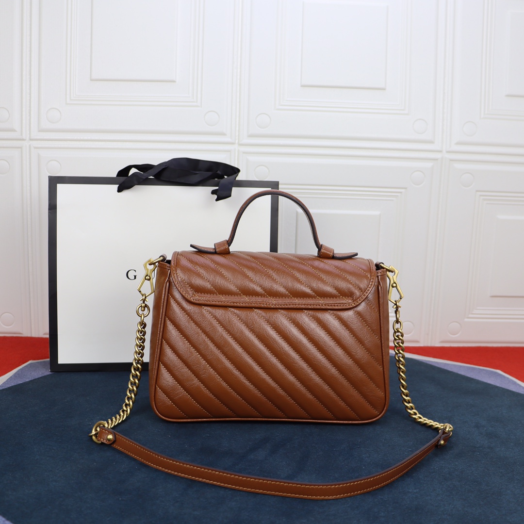 Handbag Gucci 498110 size 26.5X19.5X11 cm - vstockx