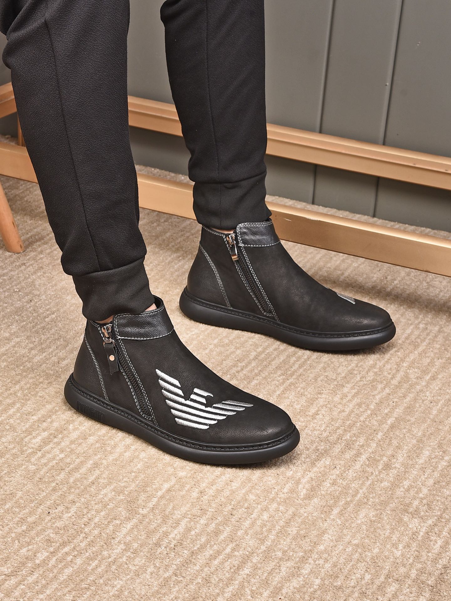 Armani High Top Sneaker 1 - vstockx