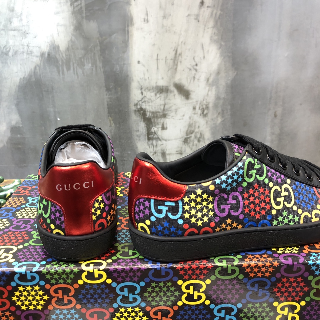 Gucci Psychadelic Ace Black Multi - vstockx