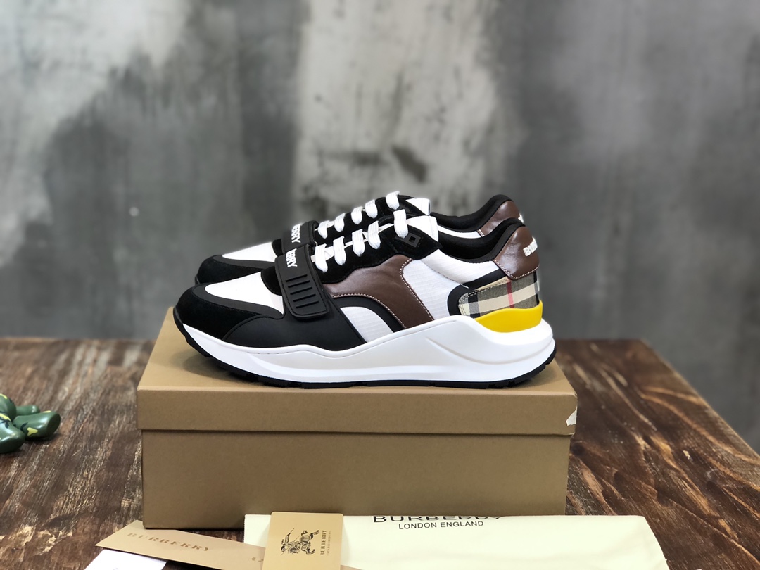 Burberry Regis Black Archive Beige Brown White - vstockx