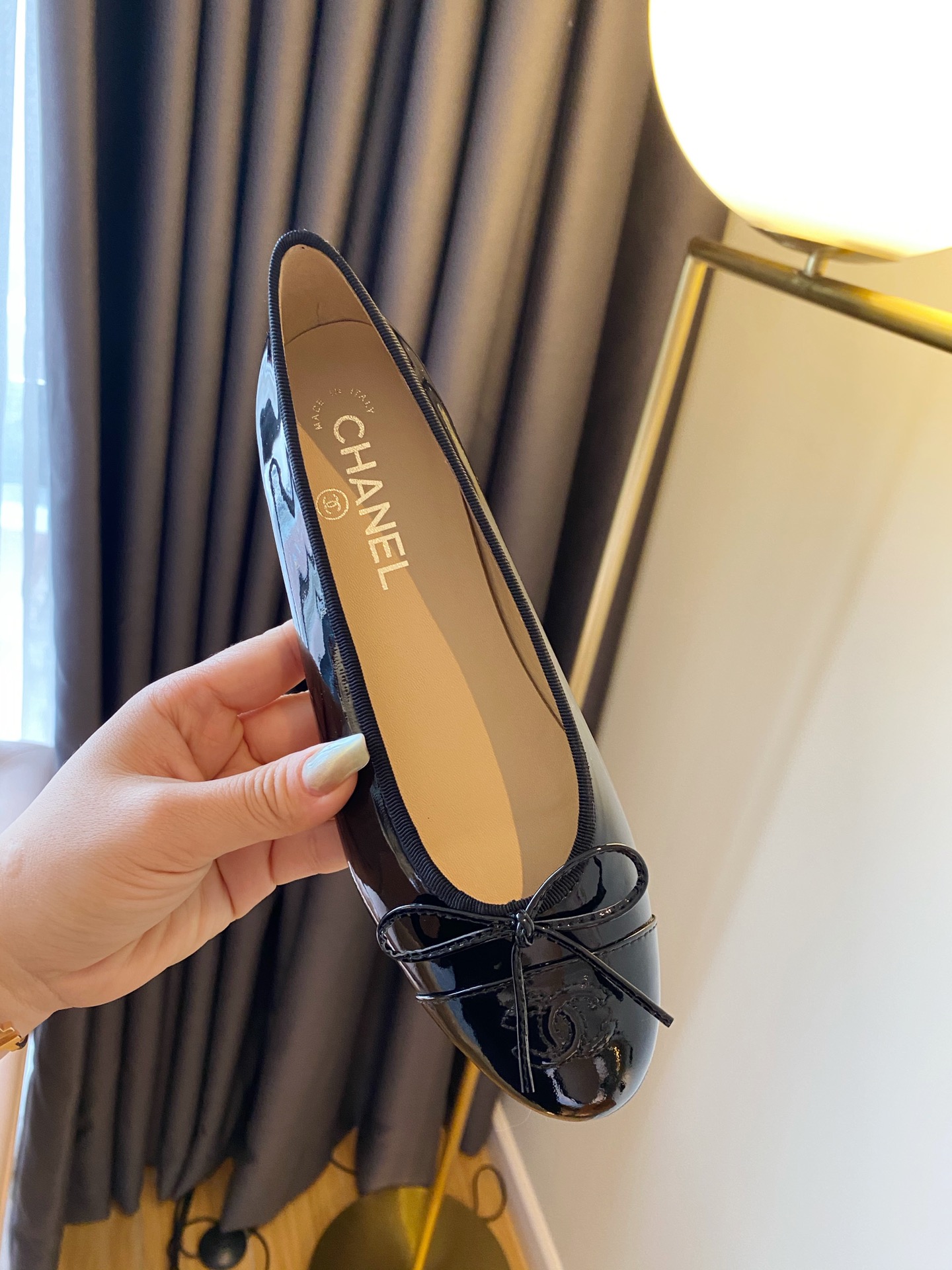 Chanel Ballerinas Fabric & Grosgrain 5 - vstockx