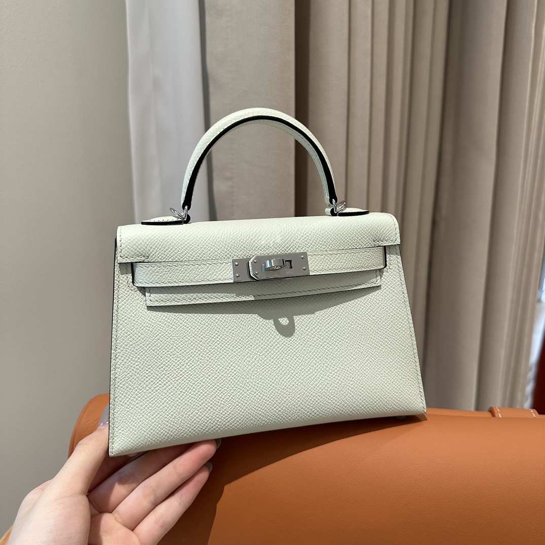 Handbags Hermes mini Kelly size:19 cm - vstockx