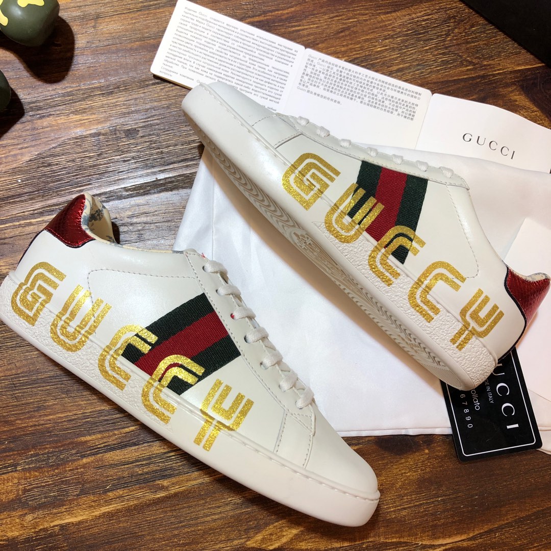 Gucci Ace embroidered sneaker 58 - vstockx