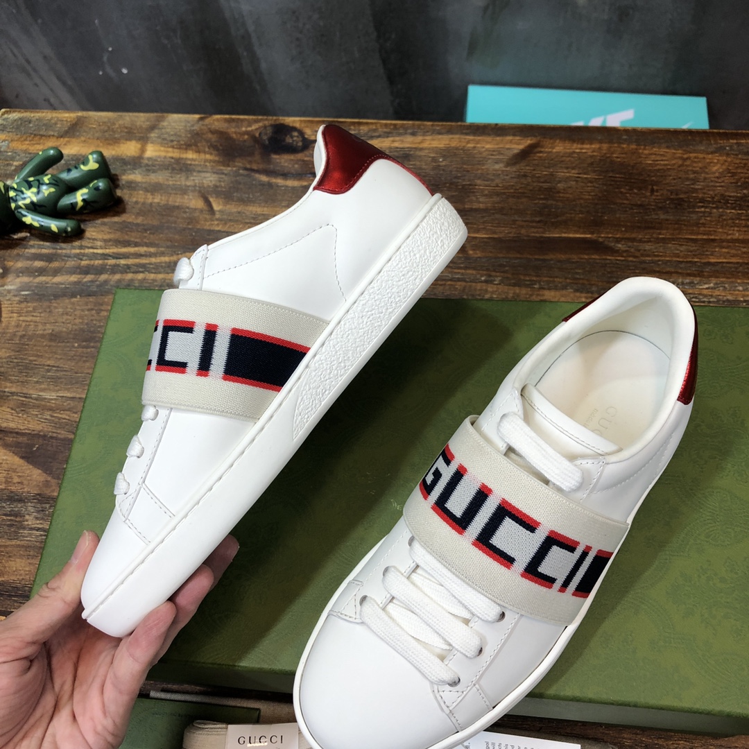 Gucci Ace Stripe Ivory - vstockx