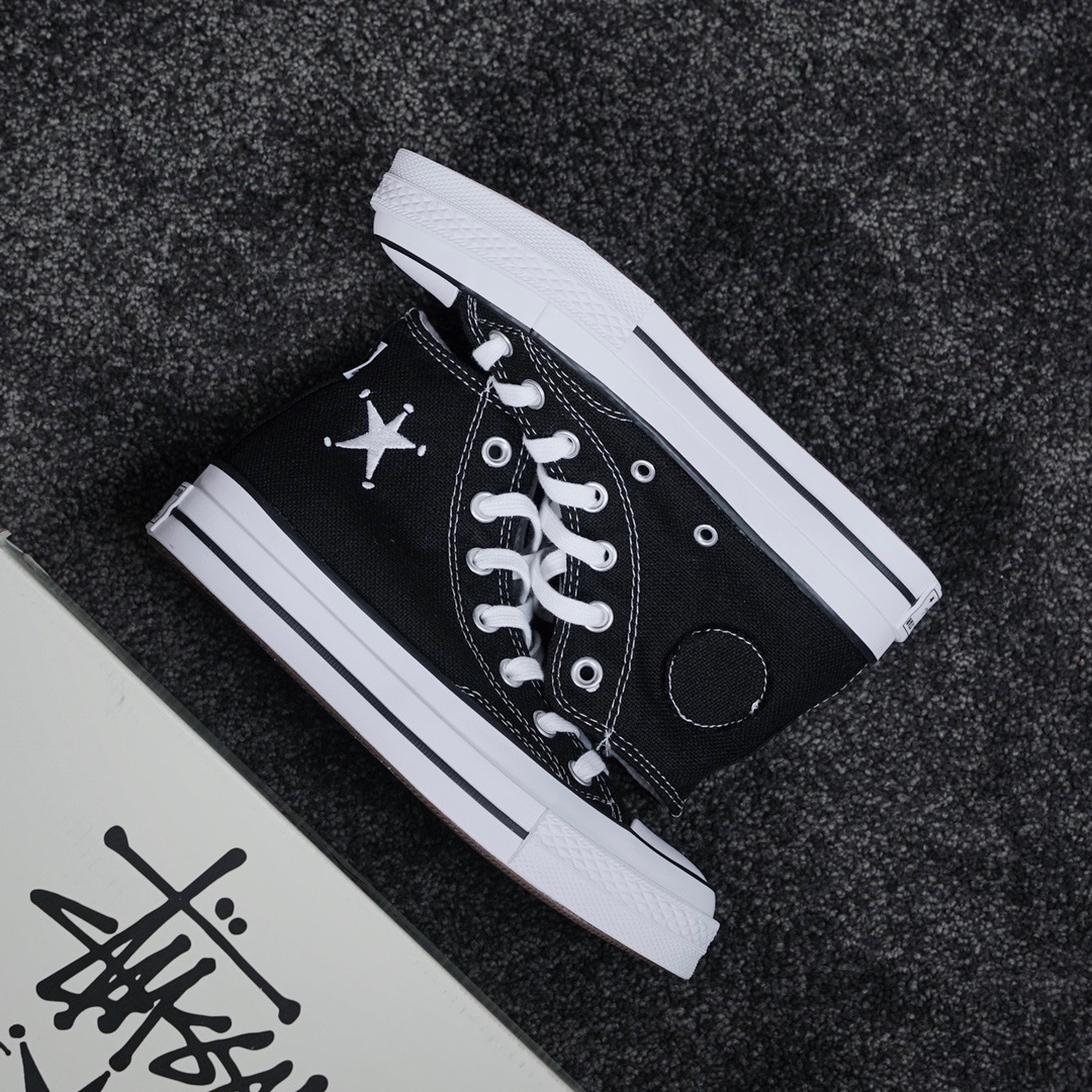 Converse Chuck Taylor All-Star 70 Hi Stussy Black - vstockx