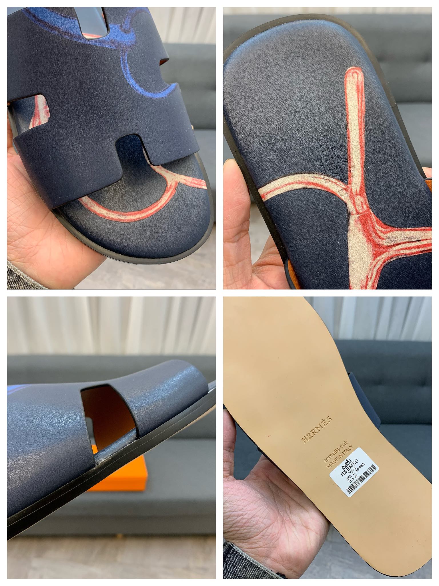 Hermes Sandals 38 - vstockx
