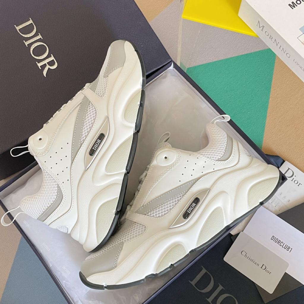 Dior B22 White Silver - vstockx