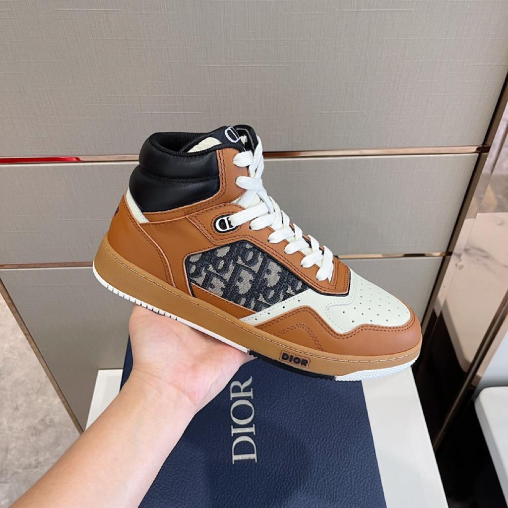 Dior B27 High Coffee Cream Black - vstockx