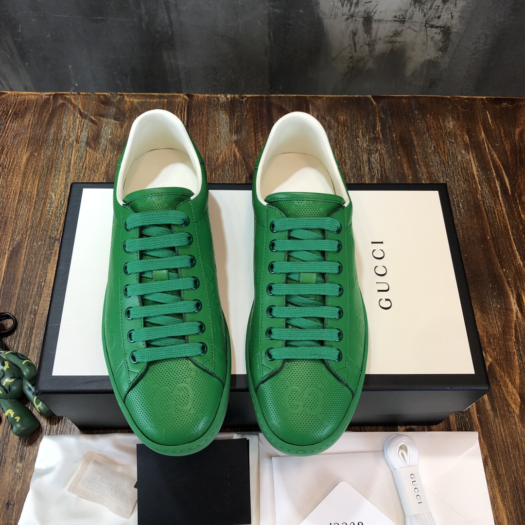 Gucci Ace Green GG - vstockx