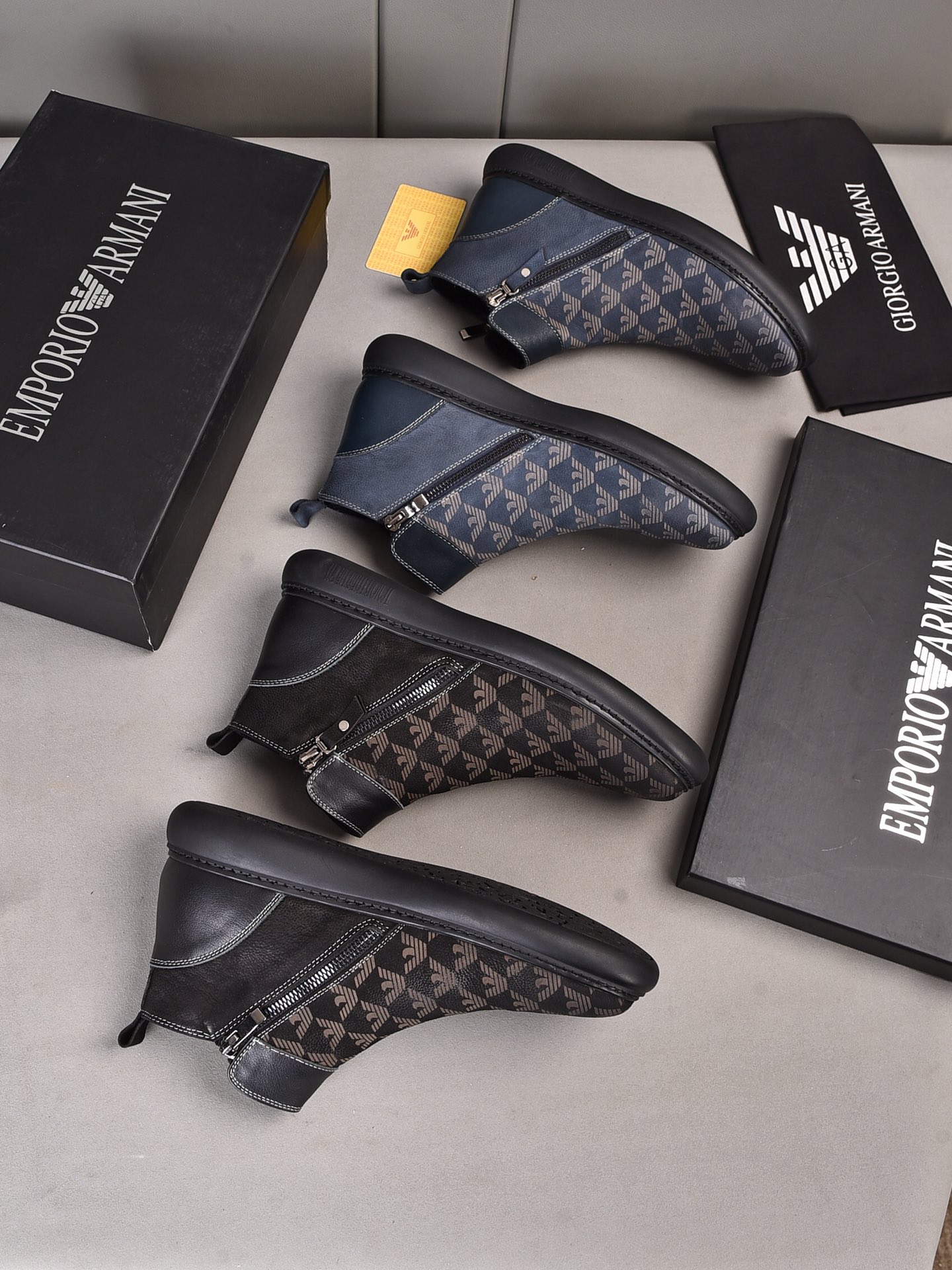 Armani High Top Sneaker 4 - vstockx