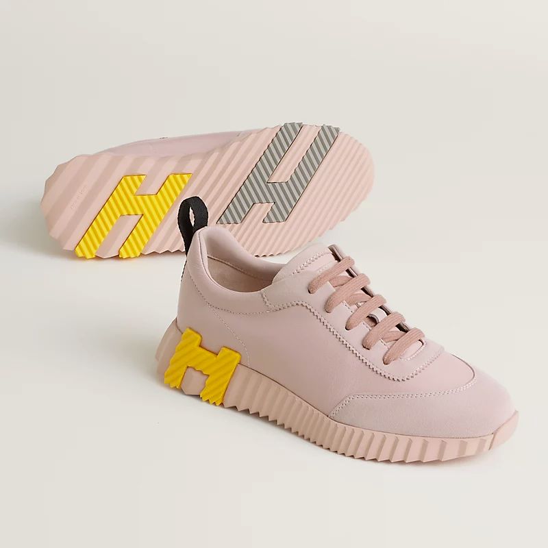 Hermes Bouncing sneaker Rose Porcelaine - vstockx