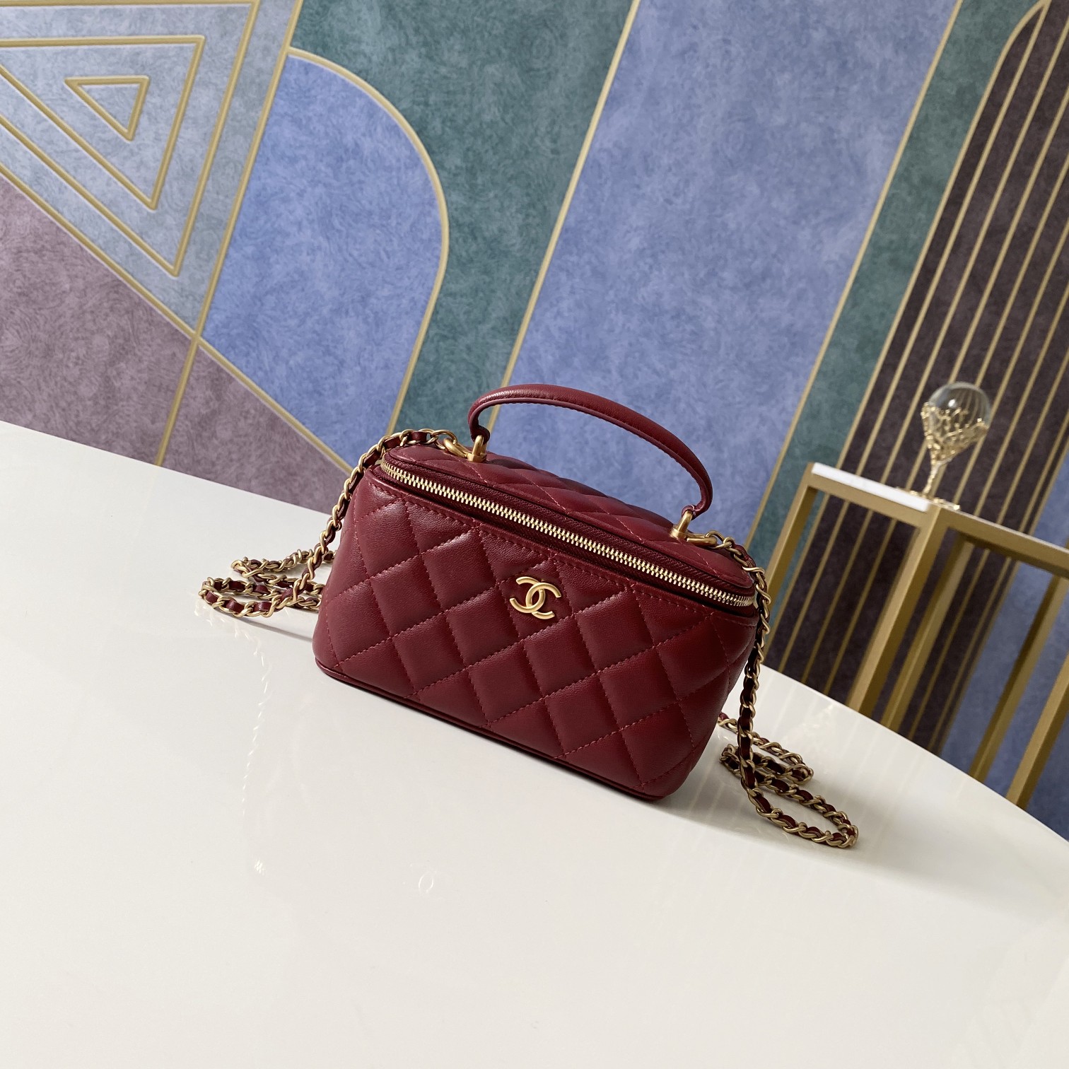 Handbag chanel 81118 size 9.5 17 8 cm - vstockx