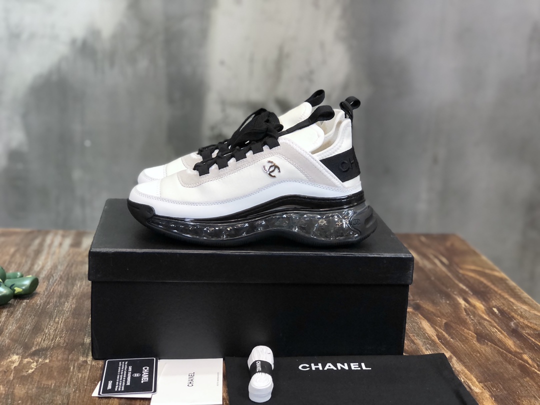 Chanel Fabric & Suede Calfskin Low Top Sneaker 13 - vstockx