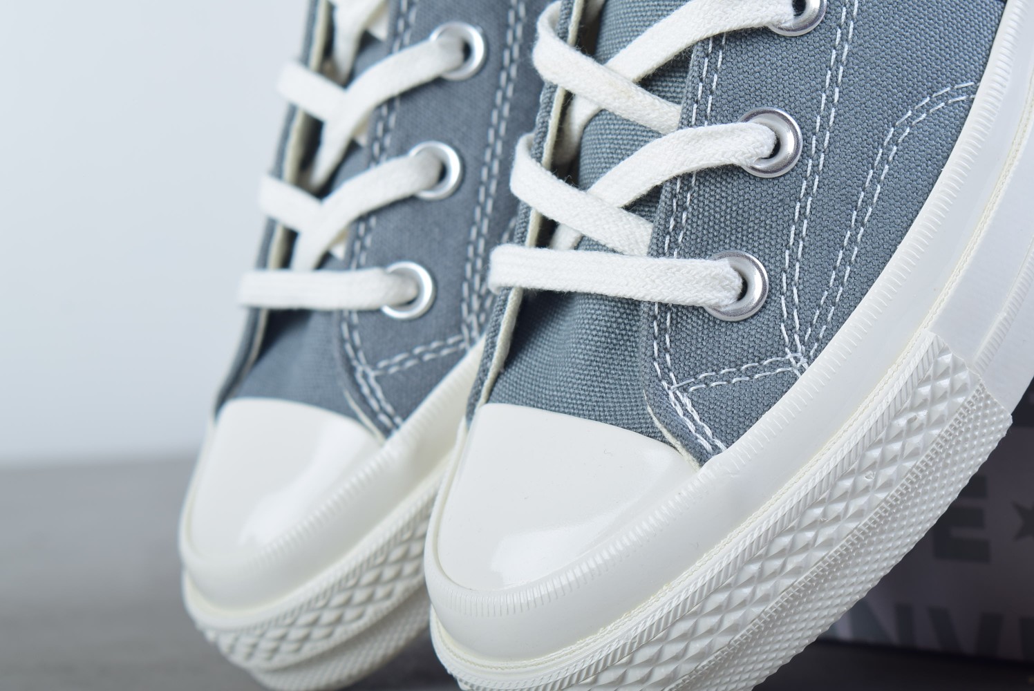 Converse Chuck Taylor All-Star 70s Ox Comme des Garcons PLAY Grey - vstockx