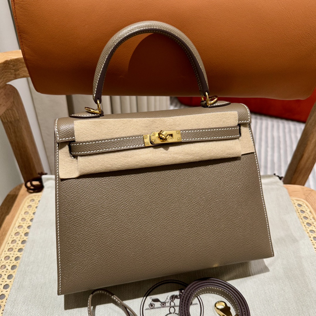 Handbags Hermes Kelly size:25 cm - vstockx
