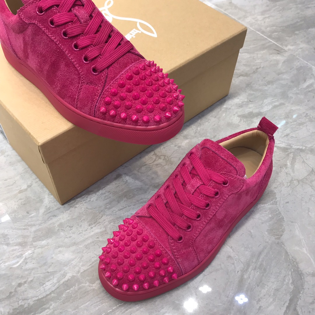 Christian Louboutin Louis Junior Spikes Orlato Flat Sneakers 67 - vstockx