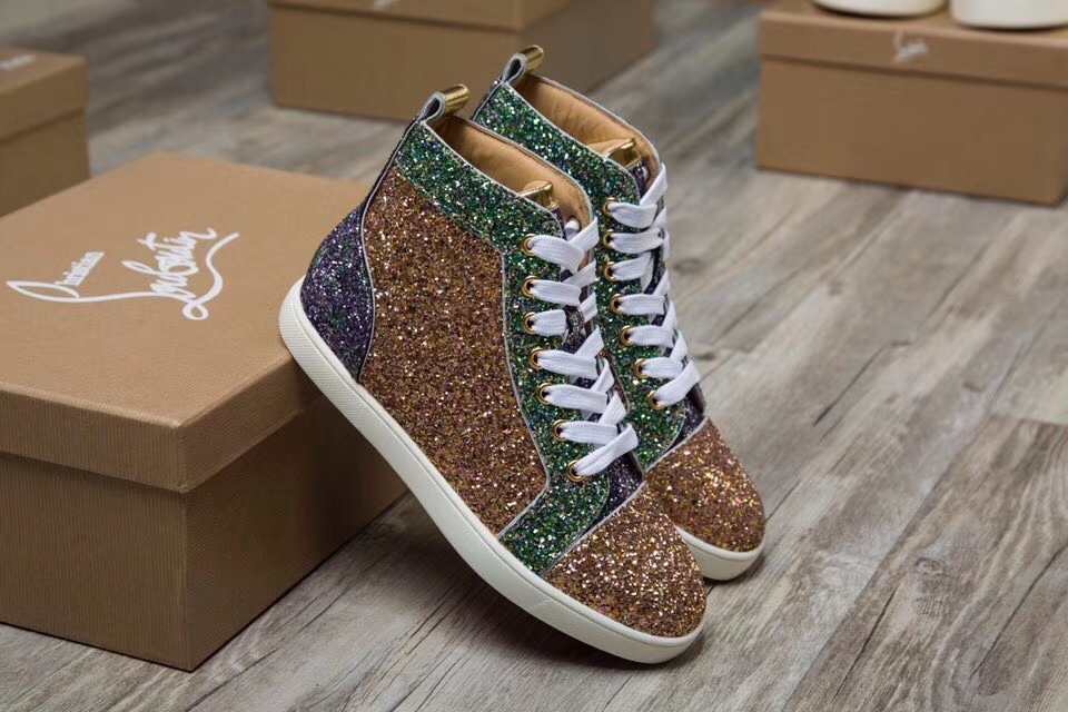 Christian Louboutin Louis Junior Spikes Orlato Flat Sneakers 16 - vstockx