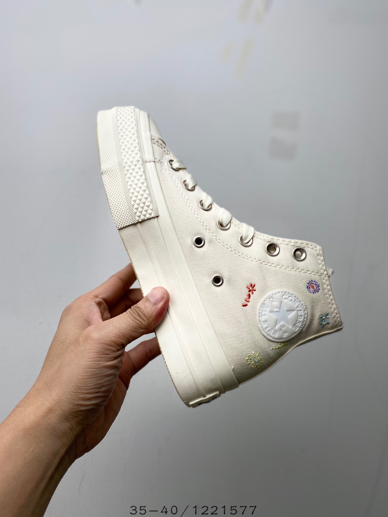 Converse Chuck Taylor All-Star Lift Hi Things To Grow Egret - vstockx