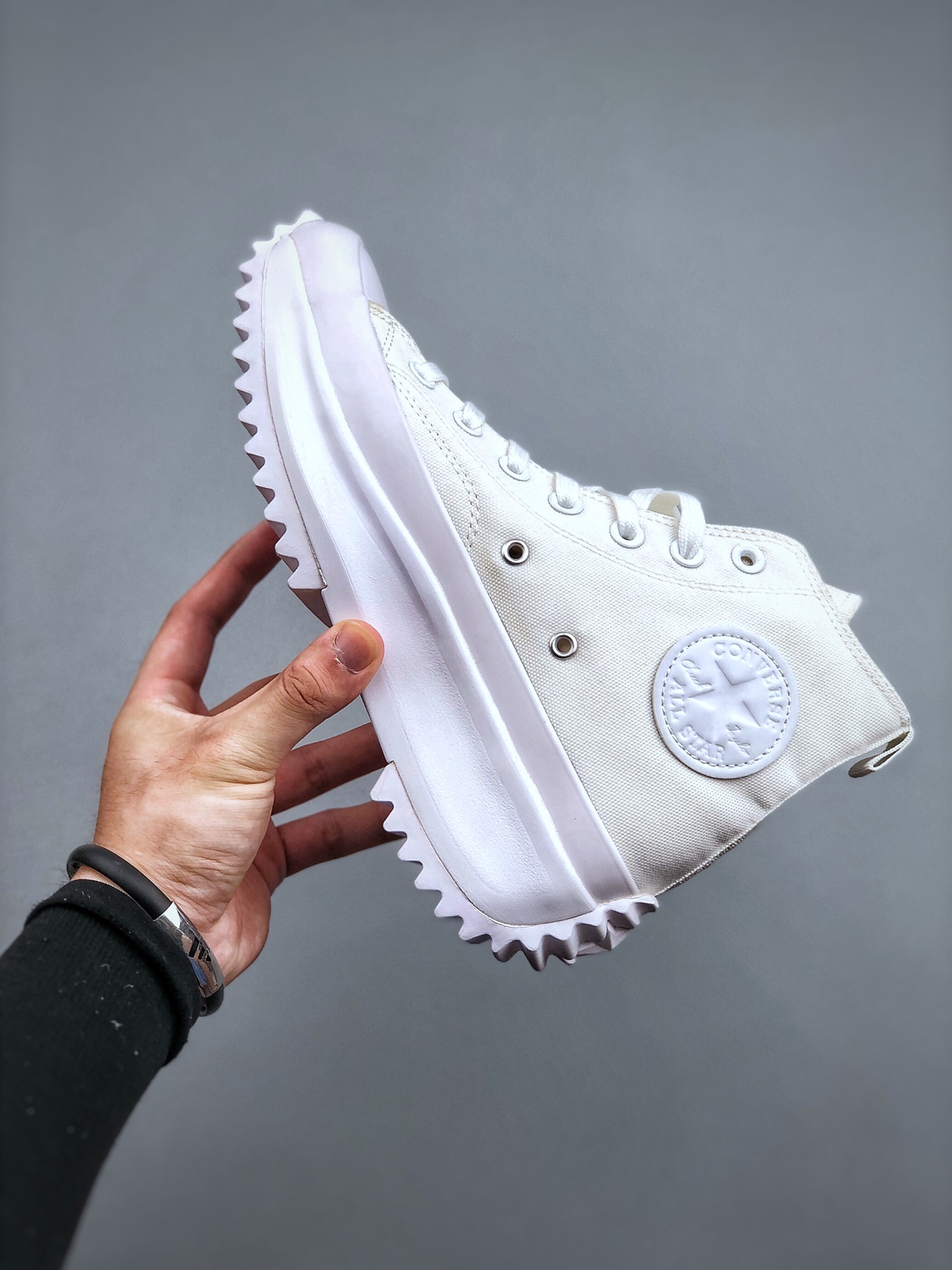 Converse Run Star Hike Hi Triple White - vstockx