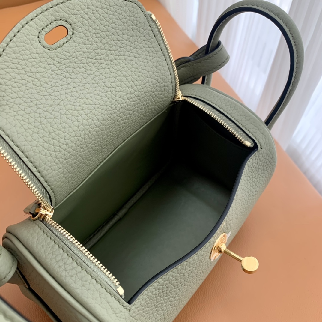 Handbags Hermes Lindy mini tc - vstockx
