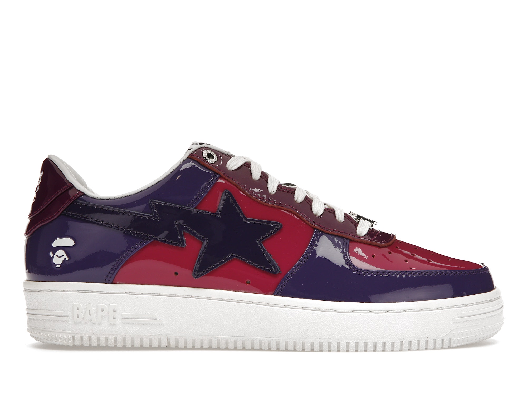 A Bathing Ape Bape Sta Low Color Camo Combo Purple - vstockx
