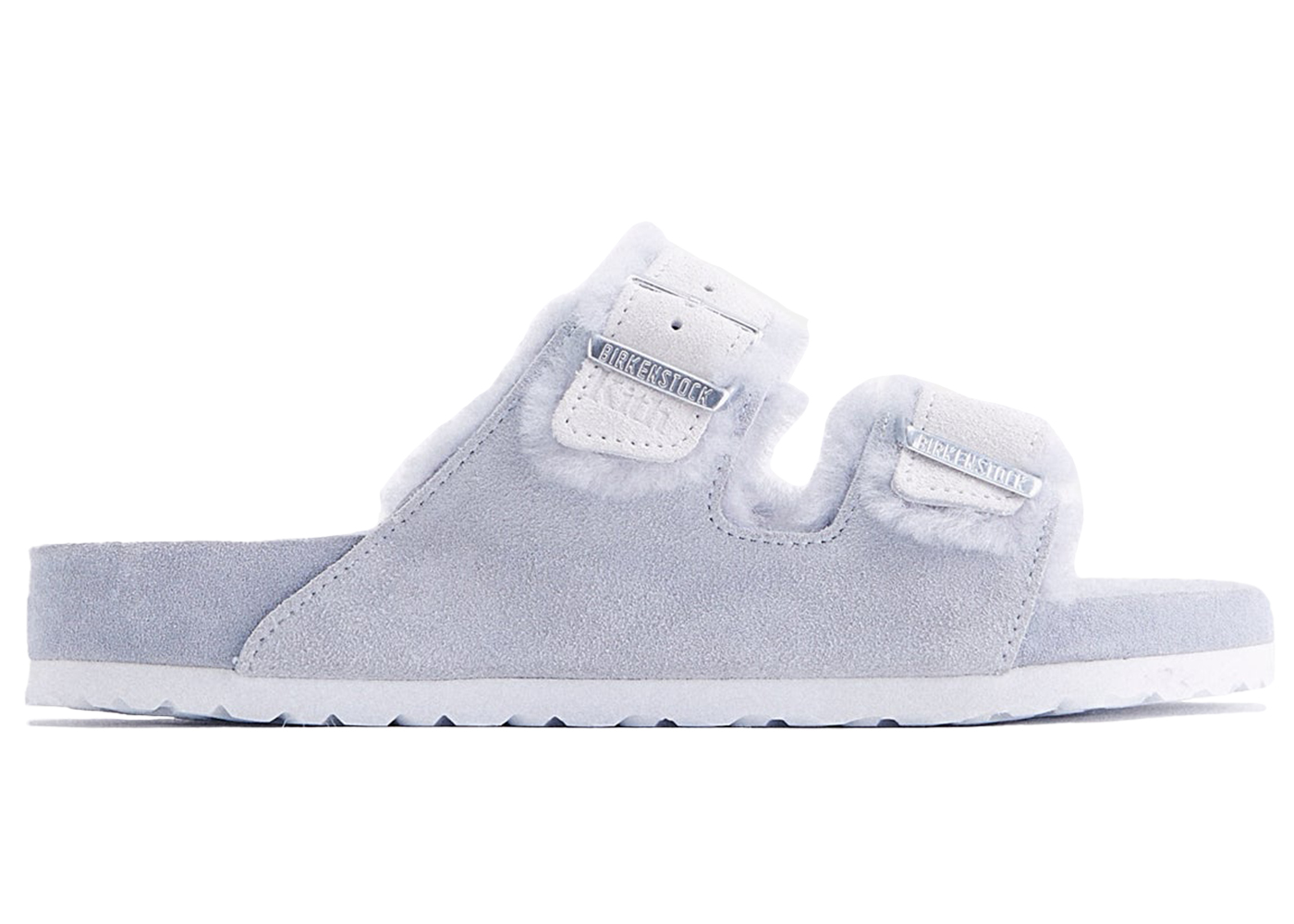 Birkenstock Arizona Shearling Kith Pearl Blue Marshmallow - vstockx