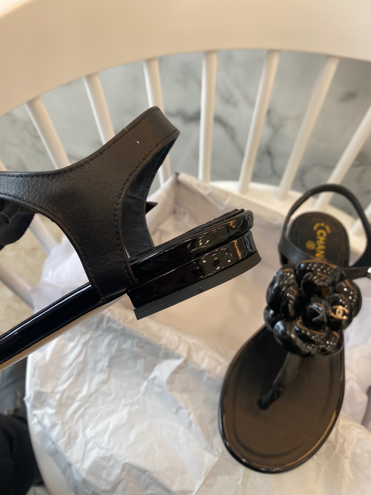 Chanel Slides 34 - vstockx