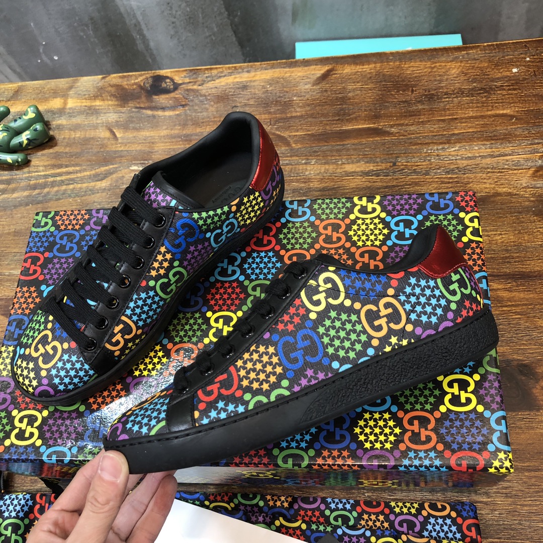 Gucci Psychadelic Ace Black Multi - vstockx