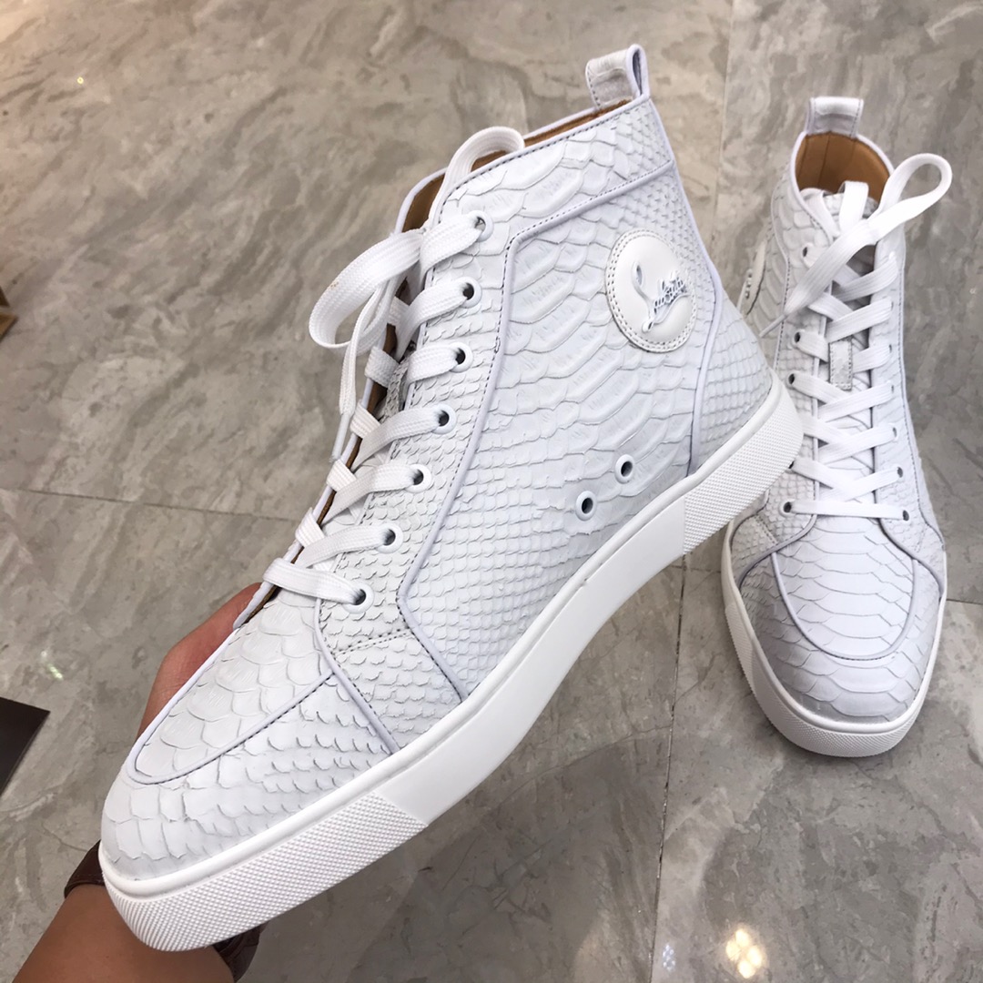 Christian Louboutin Louis Junior Spikes Orlato Flat Sneakers 24 - vstockx
