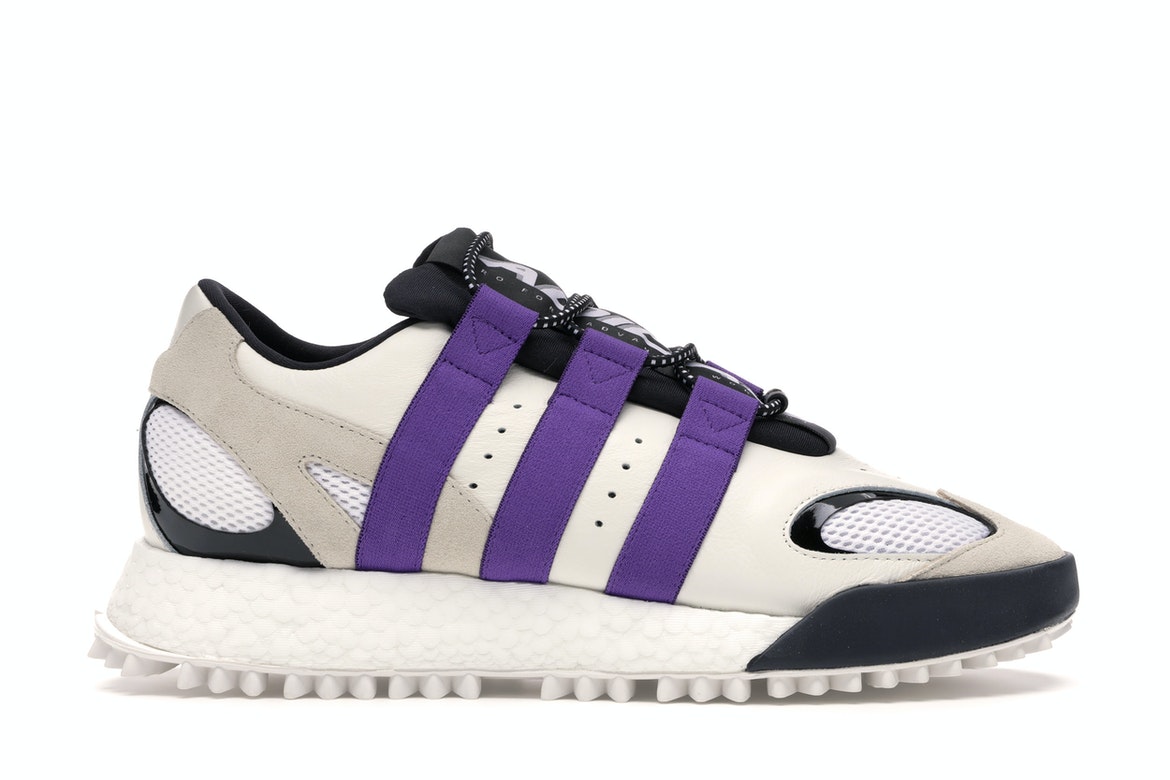 adidas AW Wangbody Run Alexander Wang White Purple - vstockx