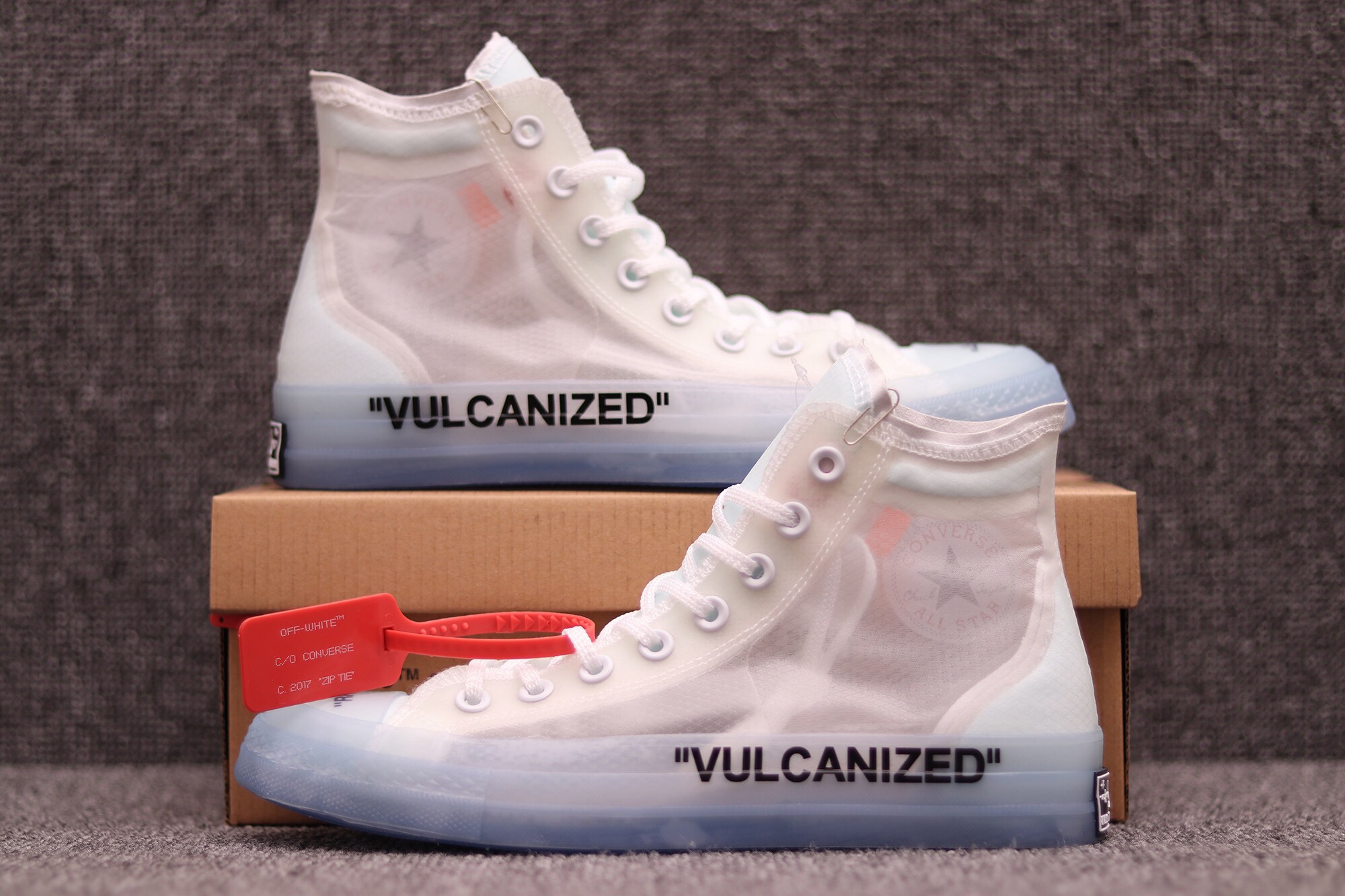 Converse Chuck Taylor All-Star Vulcanized Hi Off-White - vstockx