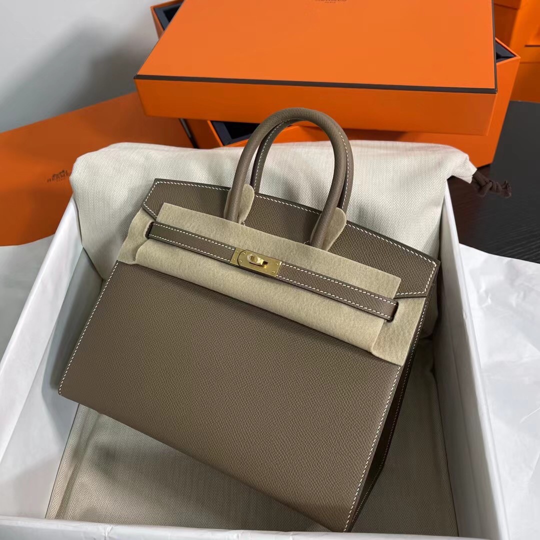 Handbags Hermes Birkin Sellier size:25 cm - vstockx